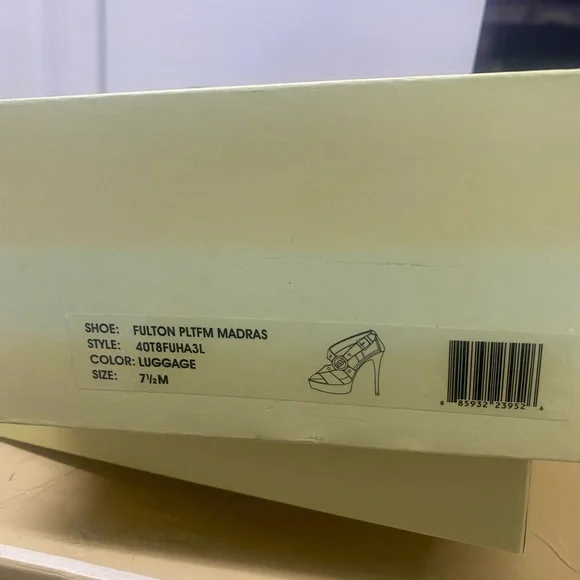 Michael Kors Fulton Madras platform heels - Picture 9 of 9